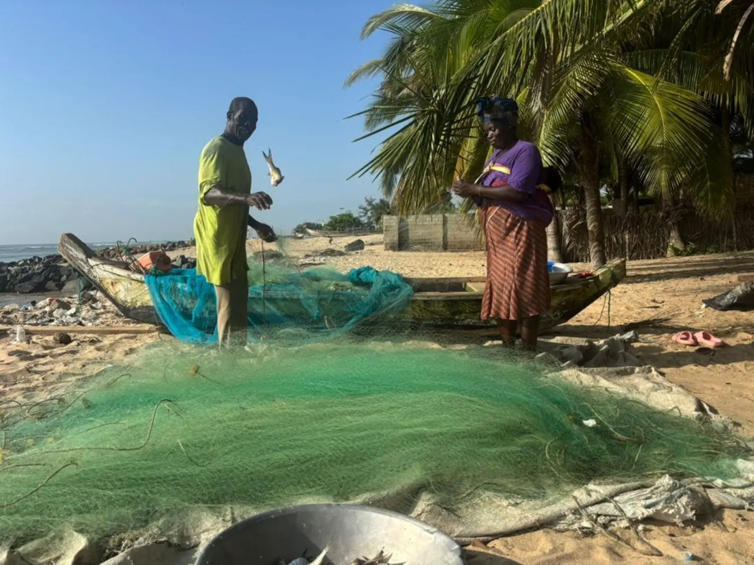 Fishing life in Abia